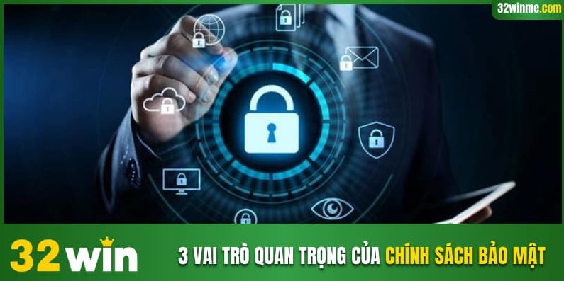 3 vai trò quan trọng của chính sách bảo mật 32WIN