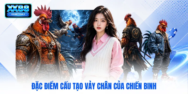 Đặc điểm cấu tạo vảy chân của chiến binh