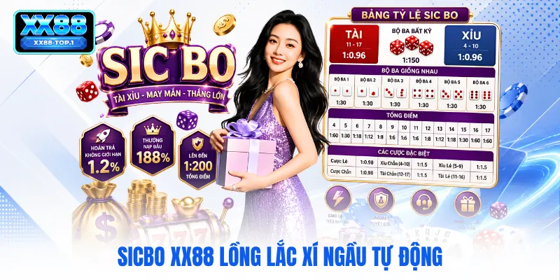 Sicbo XX88 lồng lắc xí ngầu tự động